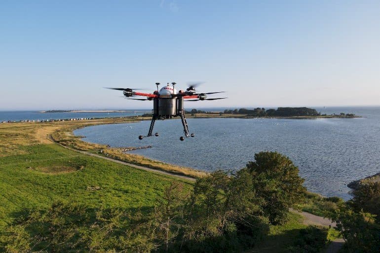 Falck tester sundhedsdroner på Ærø