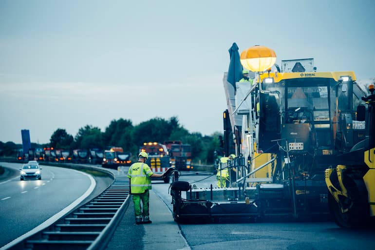 NCC vinder store ordre på udvidelsen af motorvejen ved Aarhus